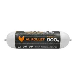 Saucisse au poulet BRÜT Petfood – Aliment complet pour chien
