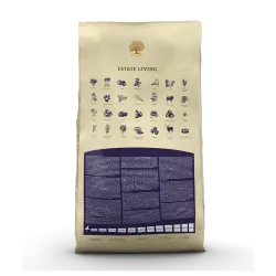 ESTATE LIVING Croquettes pour Chien Adultes - 10kg | Agneau et Gibier, SANS Céréales