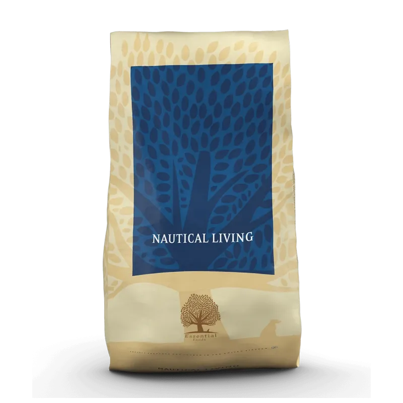 Croquettes Chien NAUTICAL LIVING 10KG – Saumon, Truite, Poisson Frais | Sans Céréales | ESSENTIAL FOODS Croquettes Chien NAUTICAL LIVING 10KG – Saumon, Truite, Poisson Frais | Sans Céréales | ESSENTIAL FOODS