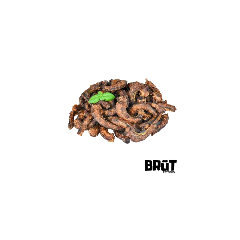 Cous de poulet BRÜT – Friandises naturelles et digestes pour chiens Cous de poulet BRÜT – Friandises naturelles et digestes pour chiens