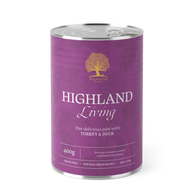 Pâtée ESSENTIAL HIGHLAND pour chien 400g Pâtée ESSENTIAL HIGHLAND pour chien 400g