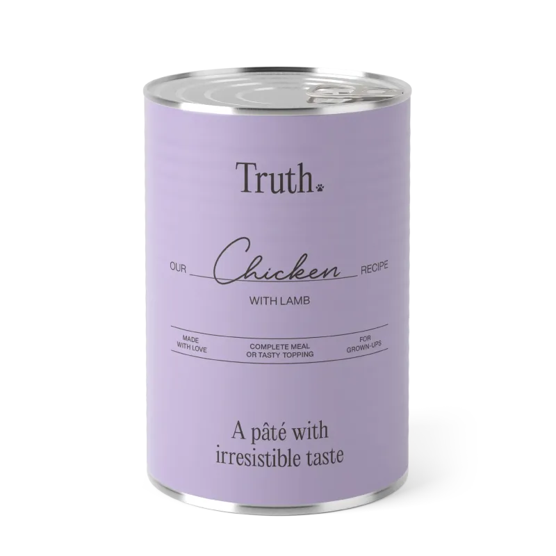 PÂTÉES TRUTH LAMB 400g - pour chiens adultes de toutes races