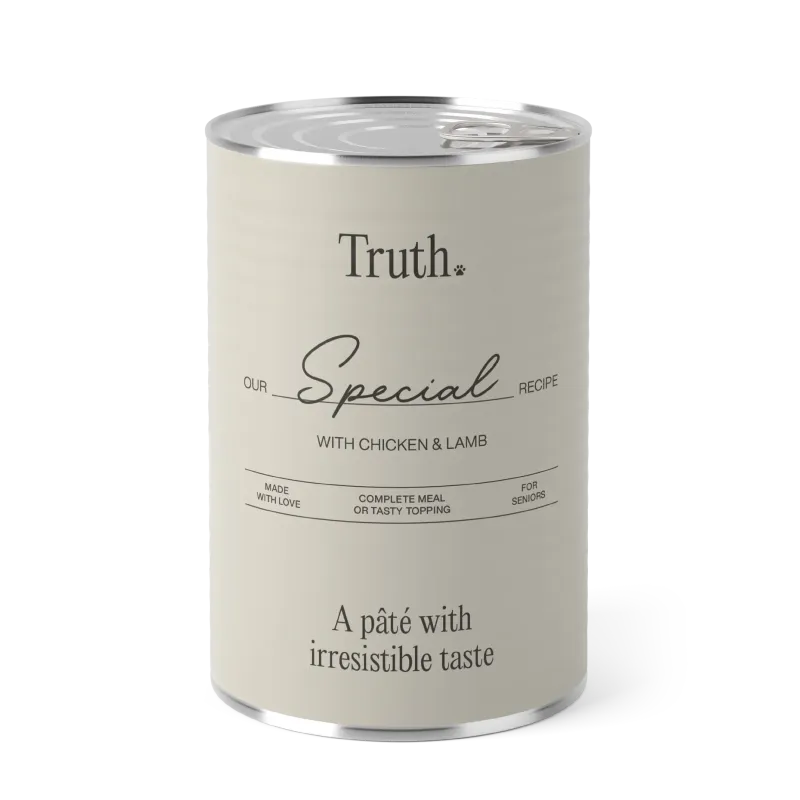 PÂTÉES TRUTH SPECIAL 400g - pour chiens senior PÂTÉES TRUTH SPECIAL 400g - pour chiens senior