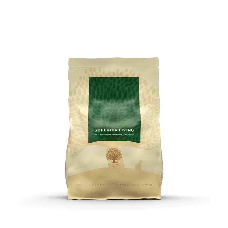 Croquettes SUPERIOR LIVING pour chien adulte, 2.5kg – Poulet, Canard & Poisson frais – Sans céréales Croquettes SUPERIOR LIVING pour chien adulte, 2.5kg – Poulet, Canard & Poisson frais – Sans céréales