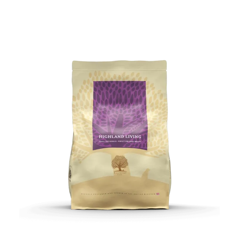 Croquette pour chien HIGHLAND LIVING 2.5KG ESSENTIAL FOODS Croquette pour chien HIGHLAND LIVING 2.5KG ESSENTIAL FOODS