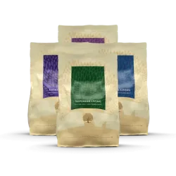 Lot 4x2.5KG SUPERIOR NAUTICAL ESTATE HIGHLAND – Croquettes Chiens Adultes – Saumon, Truite, Canard – Sans Céréales – ESSENTIAL F