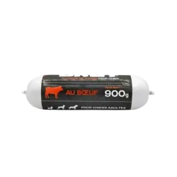 Saucisse au bœuf BRÜT Petfood – Aliment complet pour chien