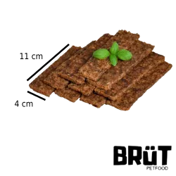 Lamelles d’agneau BRÜT – Friandises naturelles pour chiens