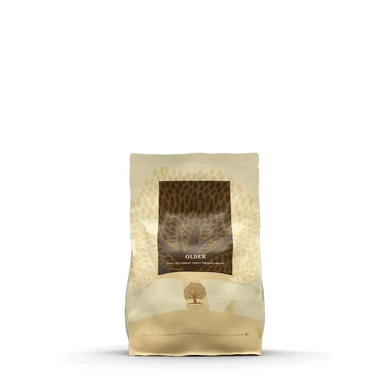 Croquettes ESSENTIAL OLDER pour chiens seniors – 2.5kg | Repas complet sans céréales pour chiens âgés Croquettes ESSENTIAL OLDER pour chiens seniors – 2.5kg | Repas complet sans céréales pour chiens âgés