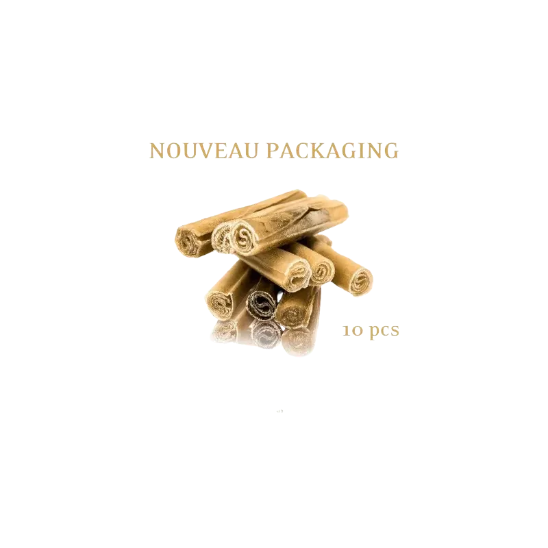SMALL ROLLED DELIGHTS – Friandises à Mâcher pour Chien 100% Cuir de Vachette SMALL ROLLED DELIGHTS – Friandises à Mâcher pour Chien 100% Cuir de Vachette
