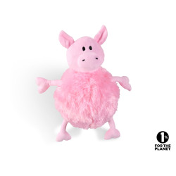 Jouet chien peluche Belly cochon 28cm