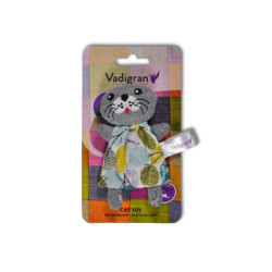 Jouet chat Flory phoque avec de l'herbe à chat