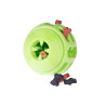Jouet chien TPR balle verte pomme 8cm