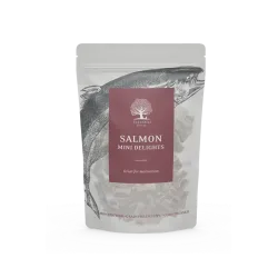 Friandises Chien Saumon SALMON MINI DELIGHTS 100g – ESSENTIAL FOODS