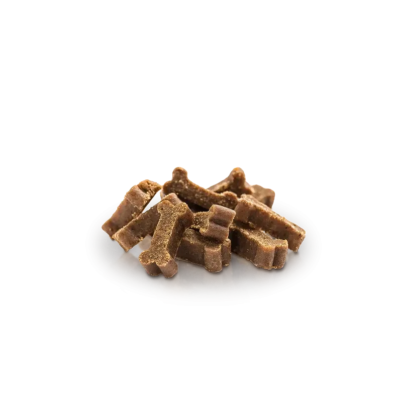 Friandises Chien Saumon SALMON MINI DELIGHTS 100g – ESSENTIAL FOODS Friandises Chien Saumon SALMON MINI DELIGHTS 100g – ESSENTIAL FOODS