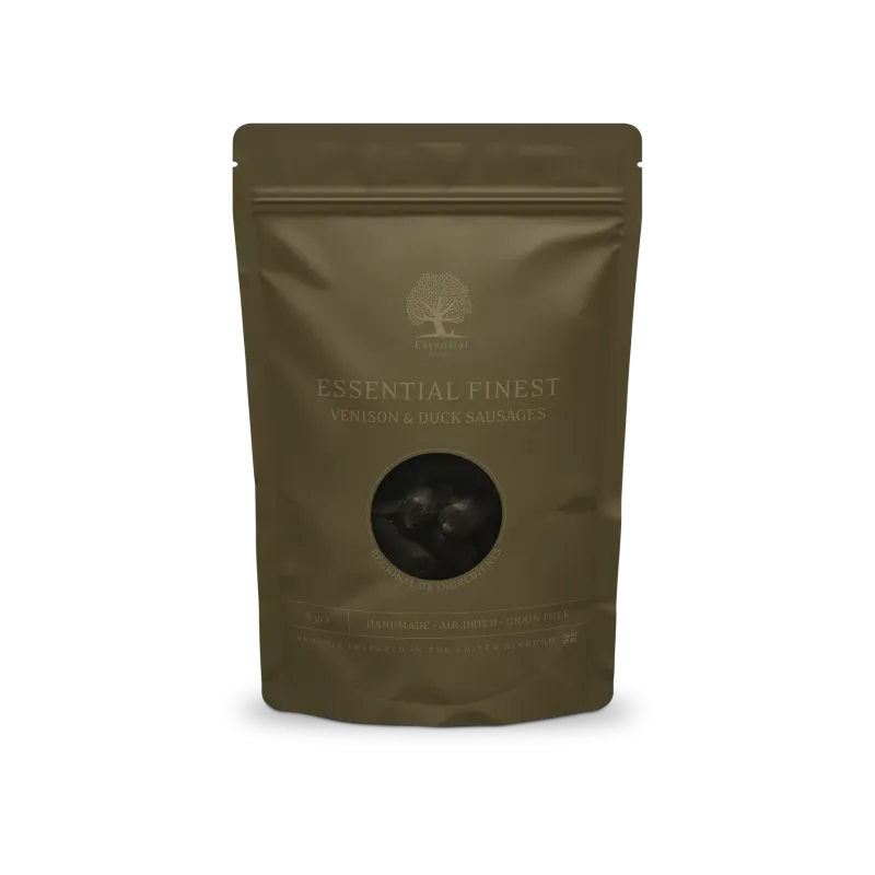Friandise pour chien FINEST GIBIERS ET CANARDS EN SAUCISSE Friandise pour chien FINEST GIBIERS ET CANARDS EN SAUCISSE