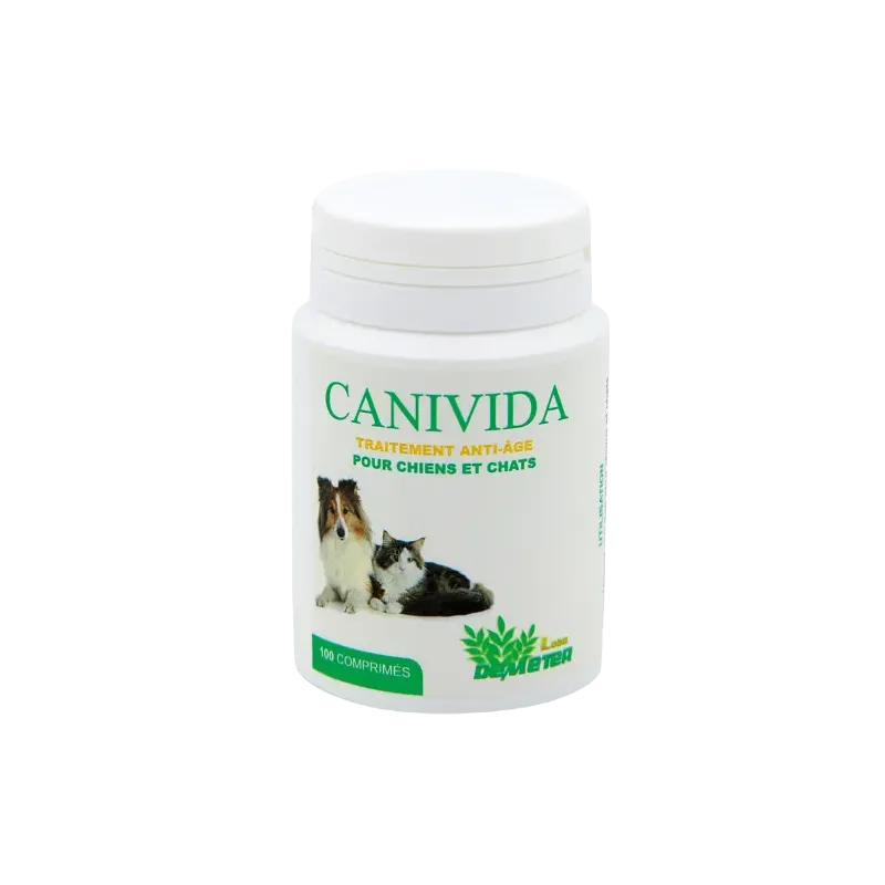 Comprimé anti-âge pour chiens et chats CANIVIDIA 100 Comprimé anti-âge pour chiens et chats CANIVIDIA 100