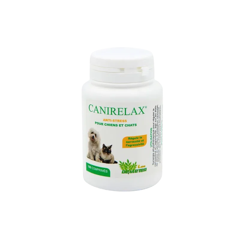 Aliment complémentaire anti-stress chien chat CANIRELAX Aliment complémentaire anti-stress chien chat CANIRELAX